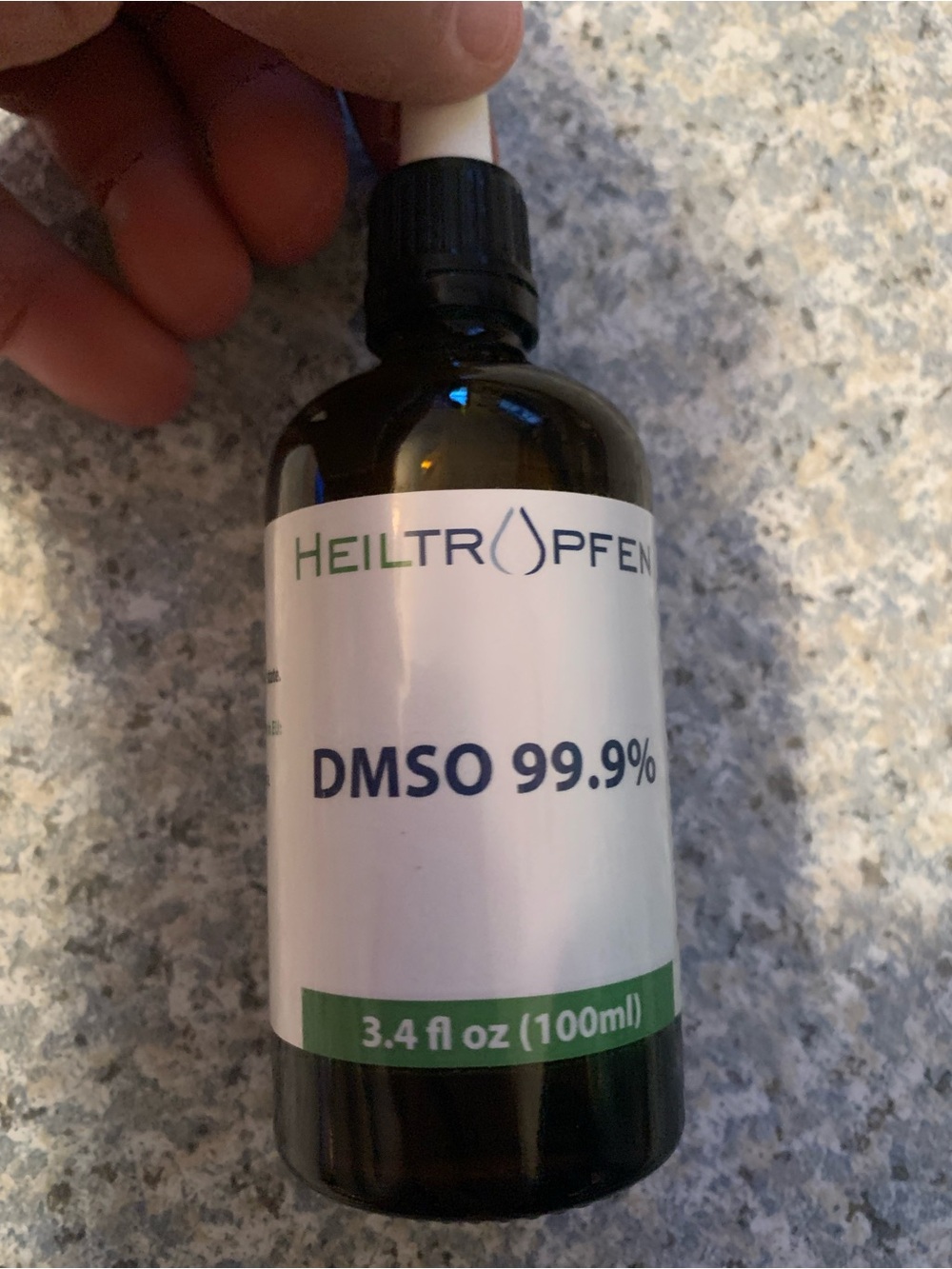 Heiltropfen DMSO 99.9% 3.4 Oz Dimethyl Sulfoxide Liquid